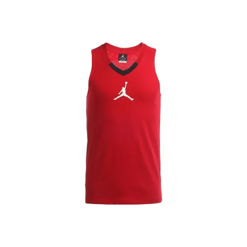 Jordan Баскетбольная Джерси Мужская Красная Белая