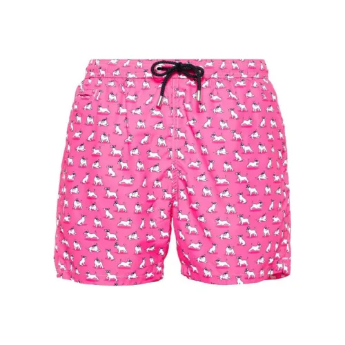 MC2 SAINT BARTHELEMY Пляжные шорты Мужские Неоновый розовый