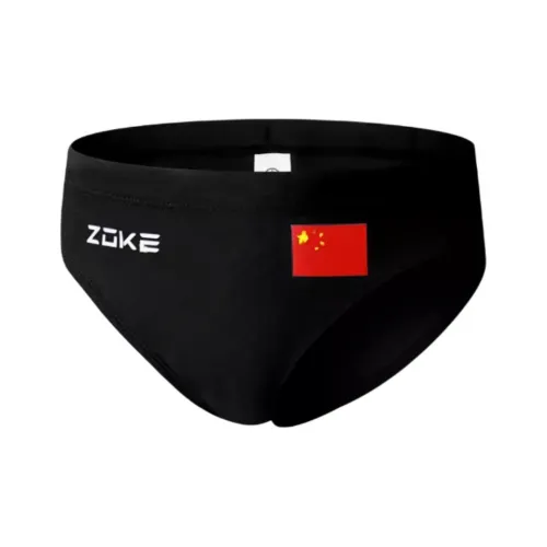 ZOKE Плавательные шорты Мужские Черные