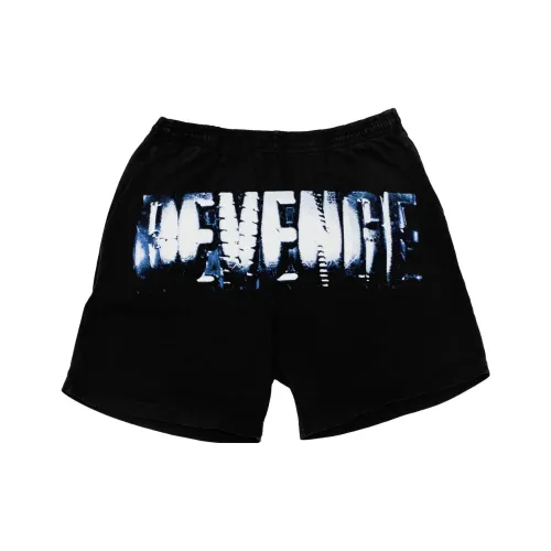 Revenge Фурнитура Шорты Повседневные шорты Унисекс Черный
