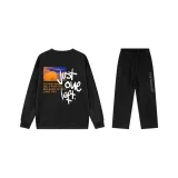 Комплект (Черный топ + Черные штаны)