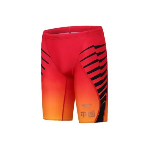 Speedo Плавательные шорты Мужские Красные