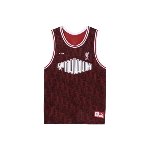 Nike Баскетбольная Джерси Мужская Красная