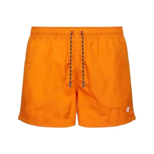 K WAY Плавательные шорты Мужские Оранжевые