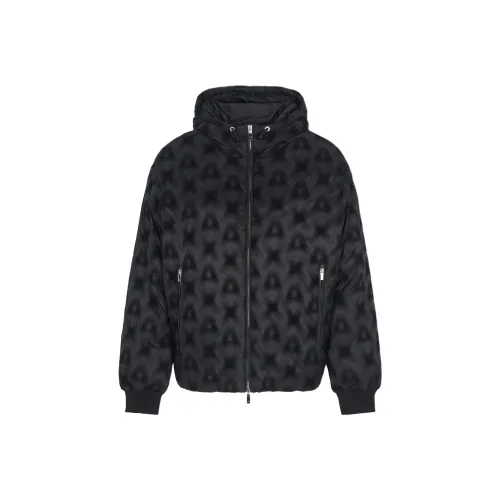 ARMANI EXCHANGEAE FW24 Хлопковый пуховик Мужской Черный