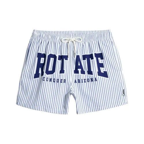 GAILANG Пляжные шорты Мужские Синие Белые Полоски