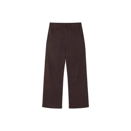 PSO Brand Повседневные брюки Унисекс Темный кофейный Коричневый
