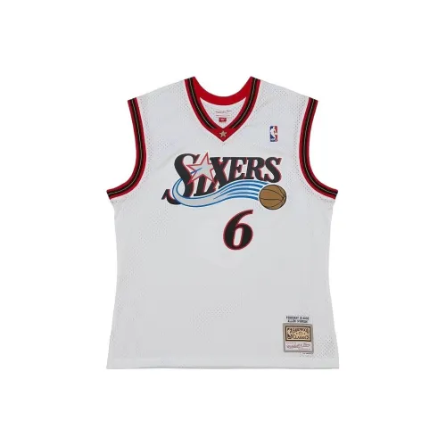 Mitchell Ness Белый Унисекс Баскетбольная форма