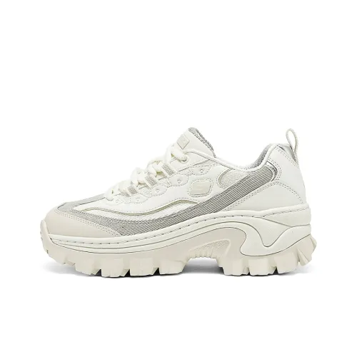 Skechers HI Ryze Мед Торт Обувь Низкий Топ Толстая Подошва Кроссовки Женские Айвори