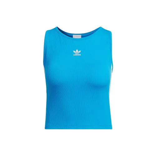 Adidas Originals 3 Stripes Майка Женская Ярко-Синяя