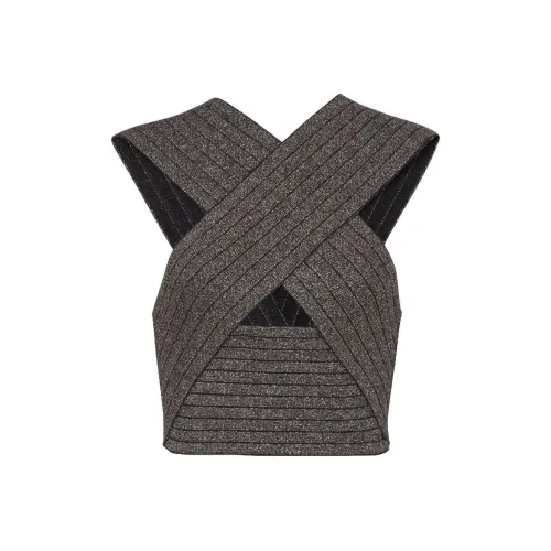 BALMAIN Золотые Женские Майки