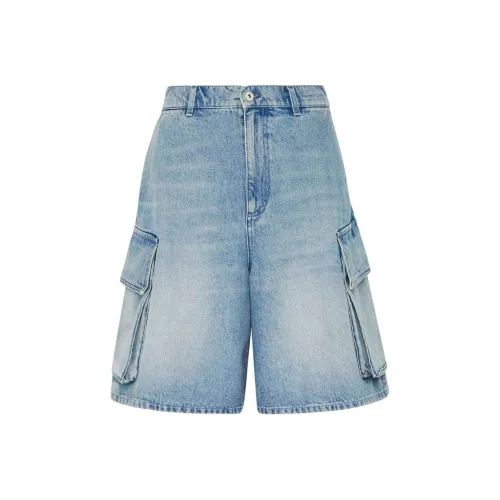 Джинсовые шорты JW Anderson Мужские Светло-Синие