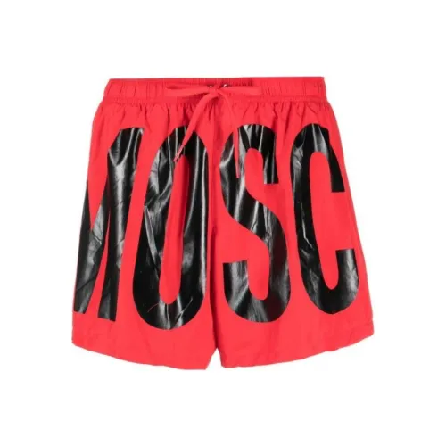 MOSCHINO Плавательные шорты Мужские Красные