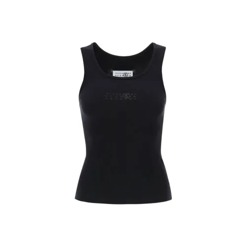 MM6 Maison Margiela совместный бренд FW23 Майка Женская Черная