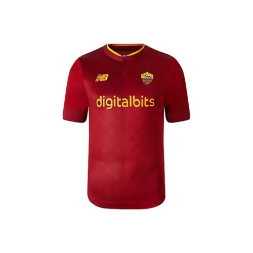 New Balance совместный бренд AS ROMA 22 23 Футбол Джерси Мужской Красный