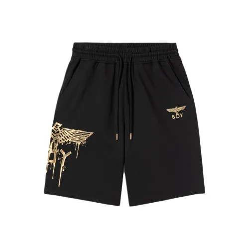 Boy London SS24 Повседневные шорты Мужские Черные