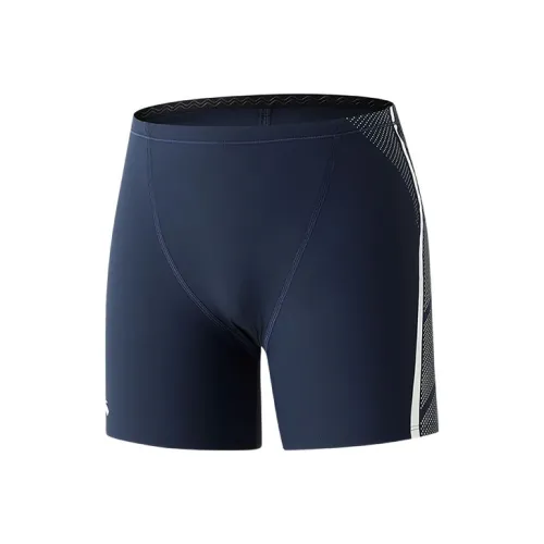 ANTA Плавательные шорты Мужские Темно-синий Белый