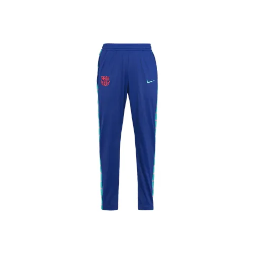 Найк Вязаные Тренировочные Штаны Мужские Темно-Королевский Синий