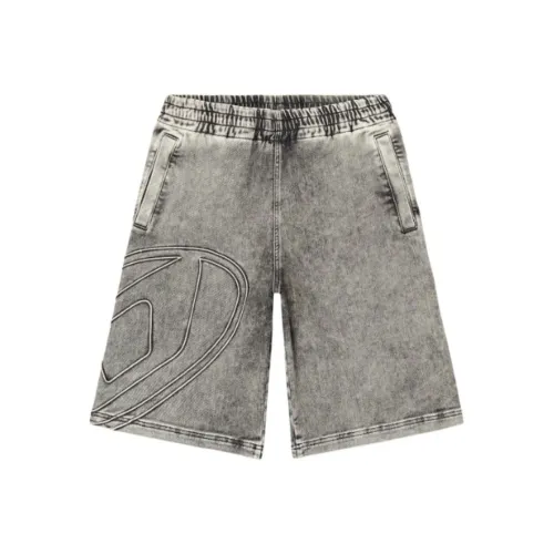 DIESEL Серые Мужские Джинсовые Шорты