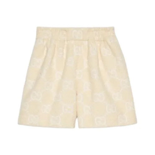 GUCCI Повседневные шорты Мужские Желтые