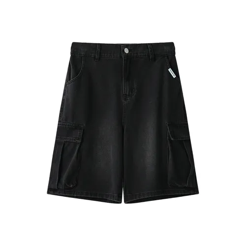 RICE NINE TEN Джинсовые шорты Унисекс Черный