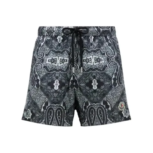 MONCLER Серые Мужские Повседневные Шорты