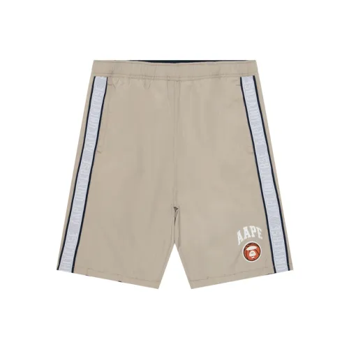 Aape Повседневные шорты Мужские Бежевые Коричневые