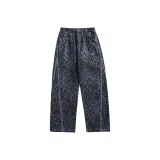 Синий леопардовый принт