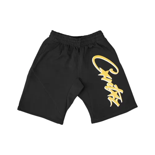 Corteiz Co-brand Черные Мужские Повседневные Шорты