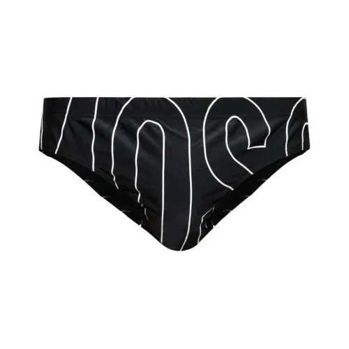 MOSCHINO SS25 Плавательные шорты Мужские Черные