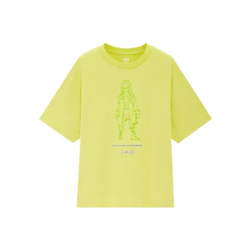 UNIQLO T-рубашка Женская Изумрудно-зеленая