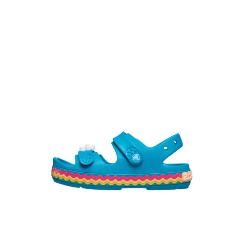 Crocs Crocband Slip-resistant Abrasion-resistant Низкий топ Детские сандалии Синий для детей 3-7 лет