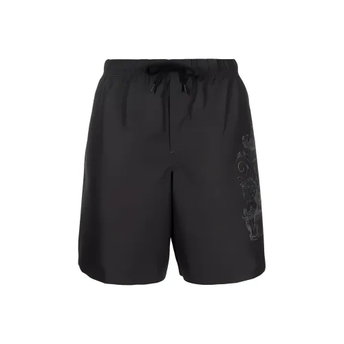 VERSACE Пляжные шорты Мужские Черные