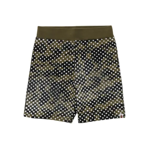 A BATHING APE X JOSHUA VIDES SS24 Повседневные шорты Унисекс Оливково-зеленый