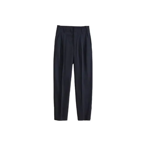 Lemaire Tailored Плиссированные Брюки Повседневные Брюки Унисекс Черные