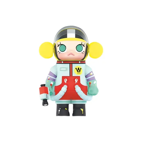 POP MART Коллаборация MEGA Treasure Collection SPACE MOLLY Little ARTIST Модные Фигурки 400% 29,5 см