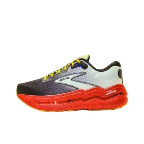 Brooks Ghost Max 2 Low Топ Беговые кроссовки Женские Черный белый