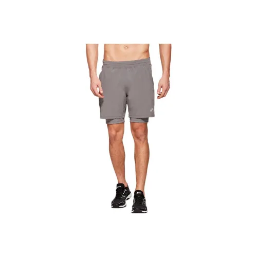 Asics FIETRO 7IN 2 N 1 Короткий Повседневные шорты Мужской Угольный