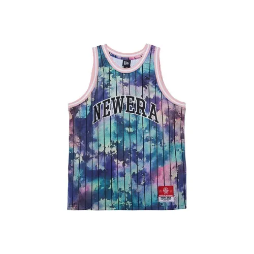 New Era Синий-фиолетовый Унисекс Баскетбольные Джерси