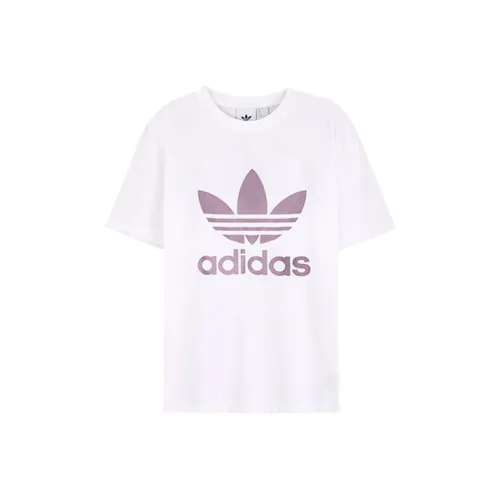 Adidas Originals Комплект с короткими рукавами T-рубашка Женская Белая