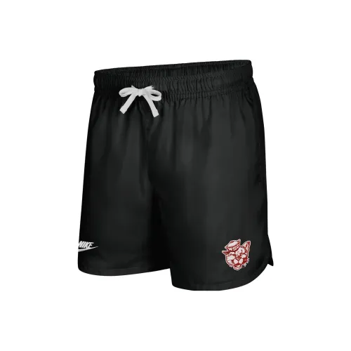 nike Washington State Flow Повседневные шорты Мужские Черные