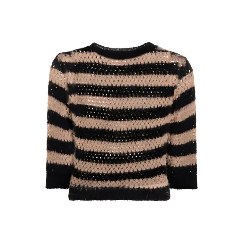 RED VALENTINO FW21 Свободный крой Свитер Женский Серый