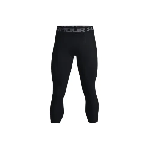 Under Armour HeatGear Мужские Спортивные Брюки Черные