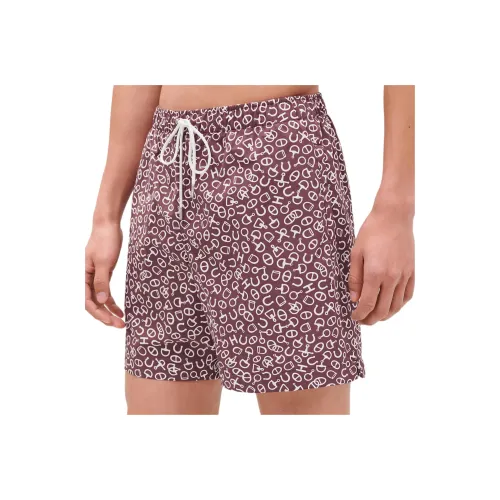 HERMES SS25 Пляжные шорты Мужской HERMES Красный