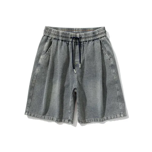 BOGEDIT Джинсовые шорты Мужской Однотонный