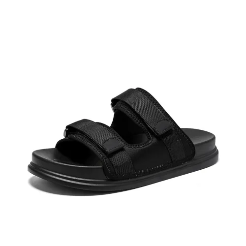 VAEL Резиновая подошва устойчивая к запахам слипоны мужские черные