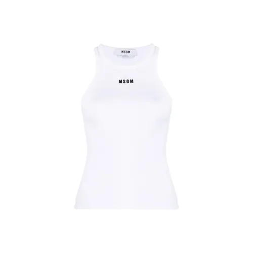 MSGM Белые Женские Майки