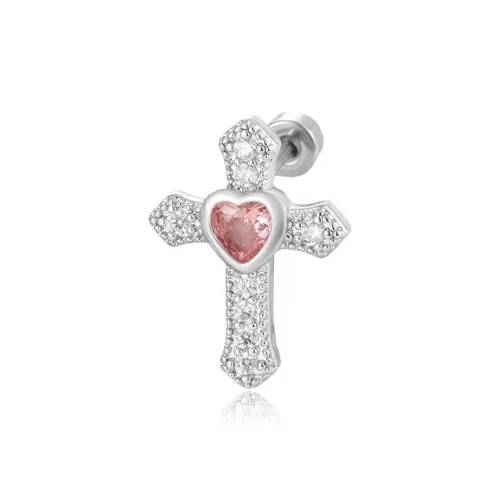 KwOnline Титановые и стальные серьги-гвоздики унисекс