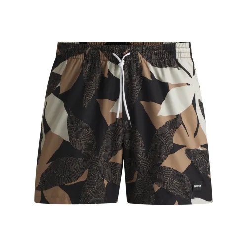 Hugo Boss FW24 Пляжные шорты Мужские Светлый бежевый