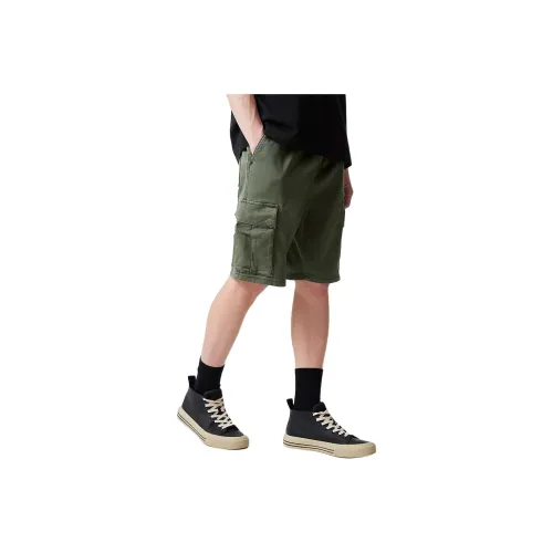 JACK JONES· Джинсовые шорты Мужские E60 Оливково-зеленый Серый